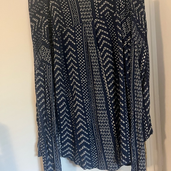 Beautiful bohemian lucky brand printed blouse - Picture 4 of 4